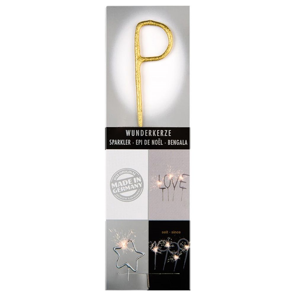 Wondercandle - Sparkler Candle P - Gold