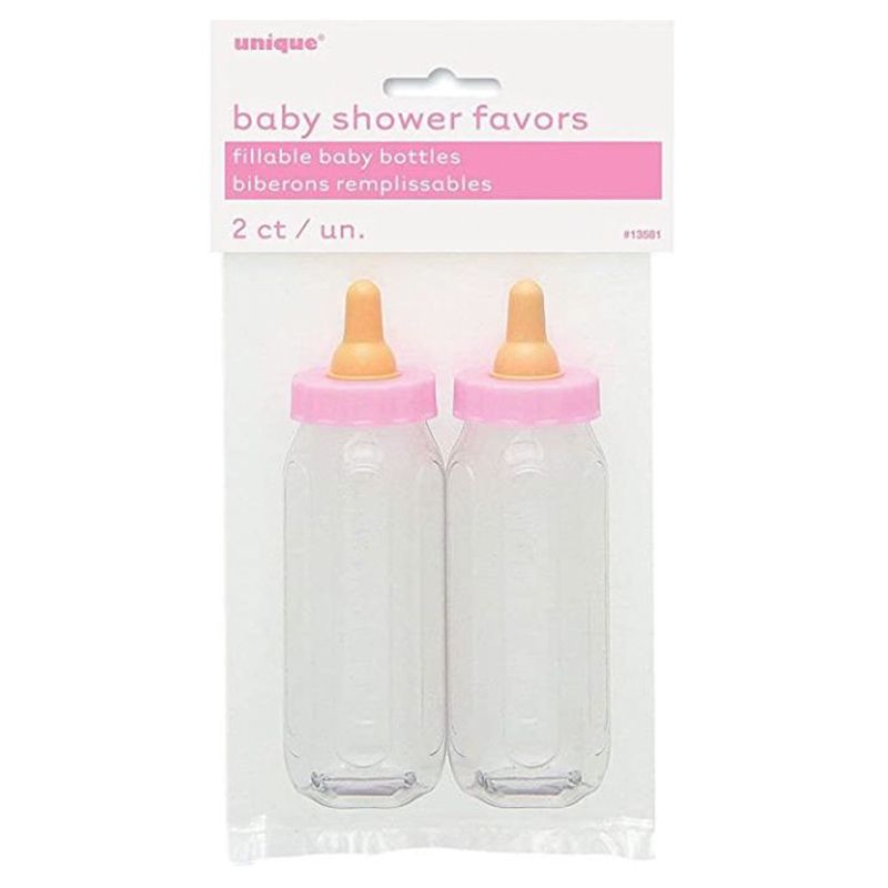 Unique - 5" Fillable Baby Bottle - Pink