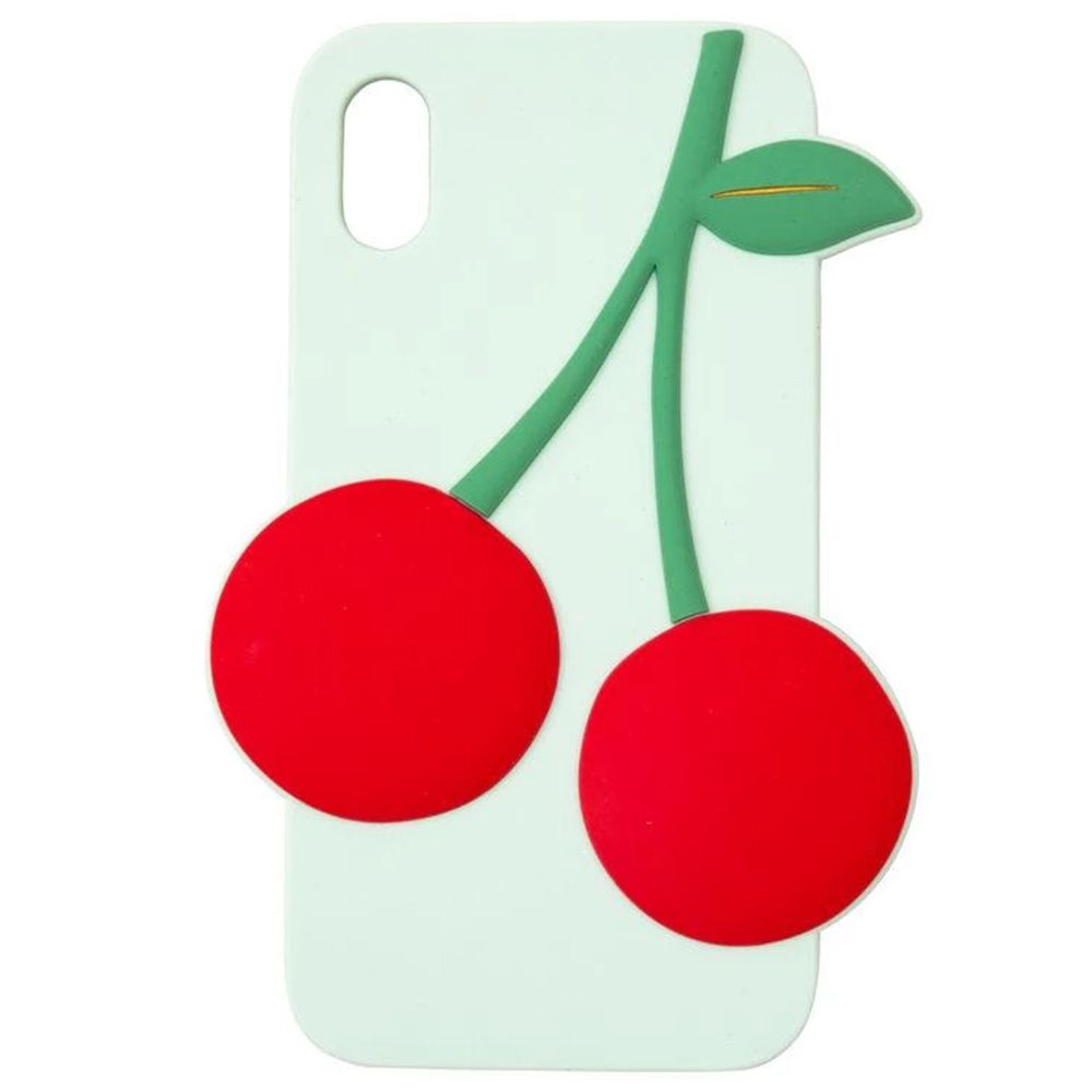 Meri Meri Cherry Soft Silicone iPhone Case (X & XS)