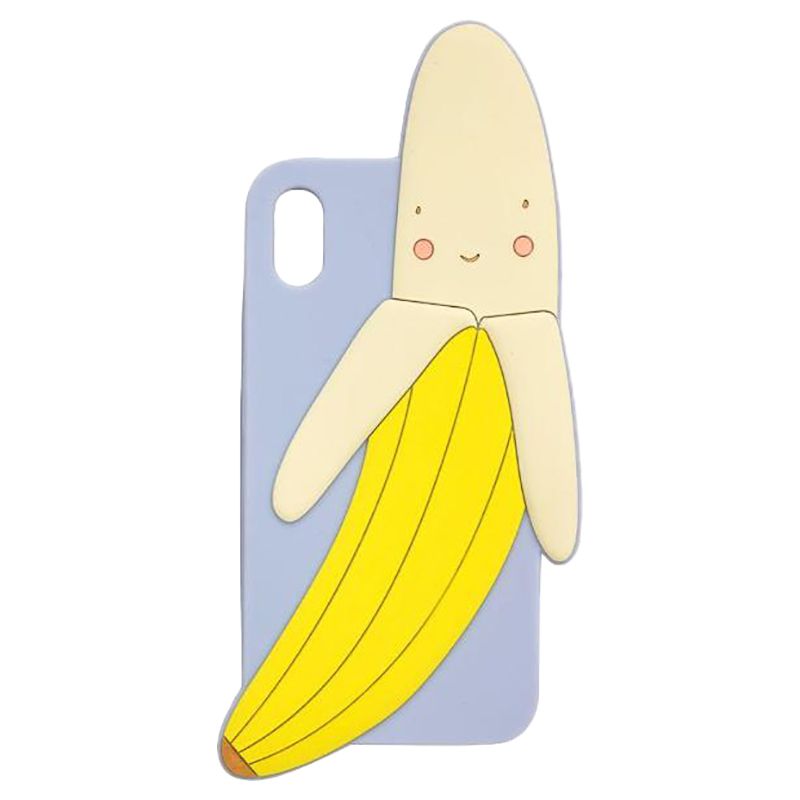 Meri Meri - Banana Soft Silicone iPhone Case (X & XS)