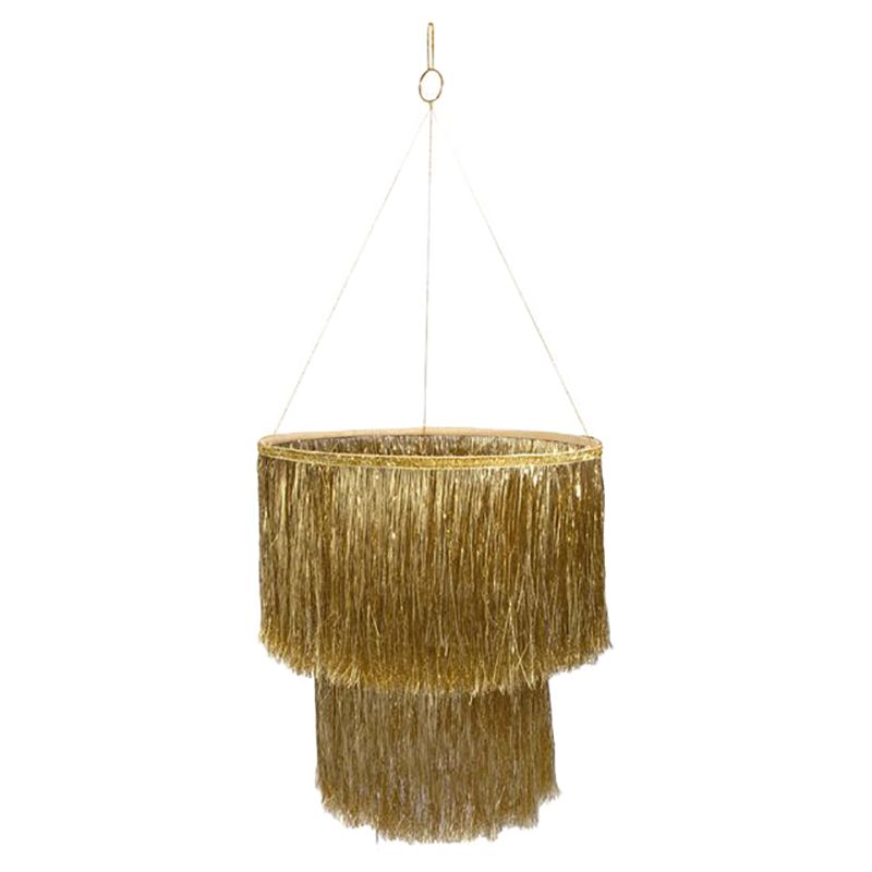 Meri Meri - Gold Tinsel Chandelier