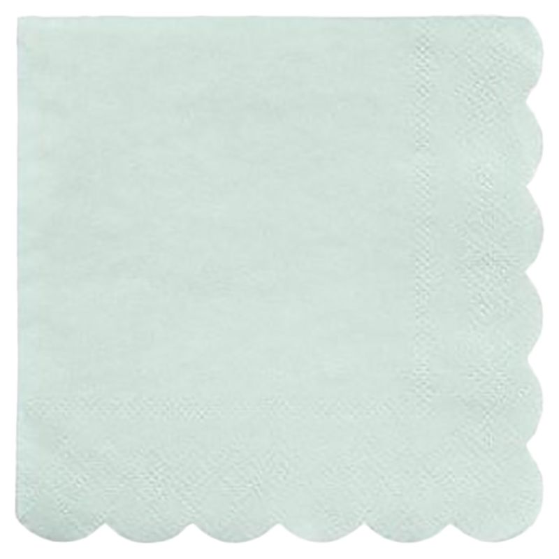 Meri Meri - Mint Simply Eco Small Napkins 20pcs