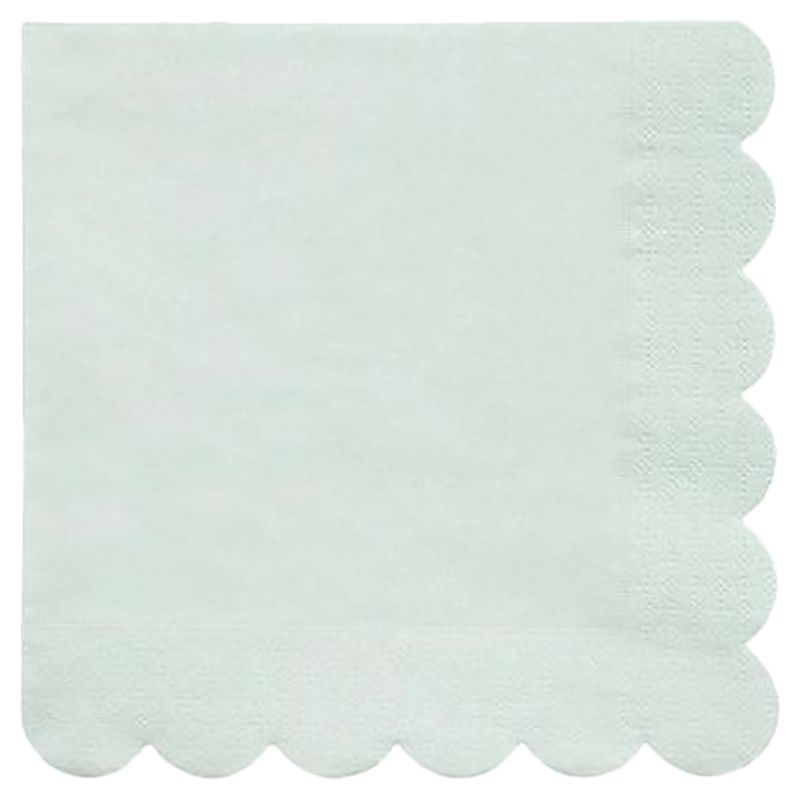 Meri Meri - Mint Simply Eco Large Napkins 20pcs