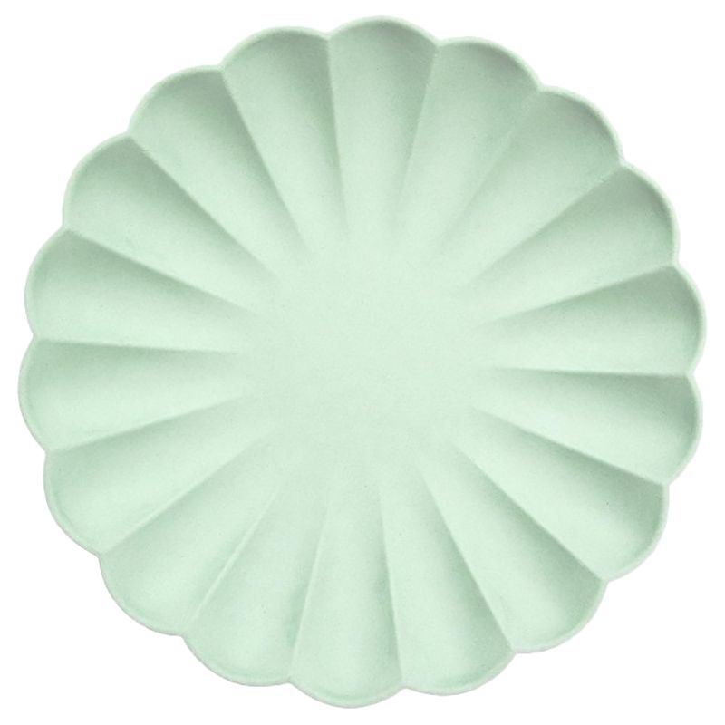 Meri Meri - Mint Simply Eco Large Plates 8pcs