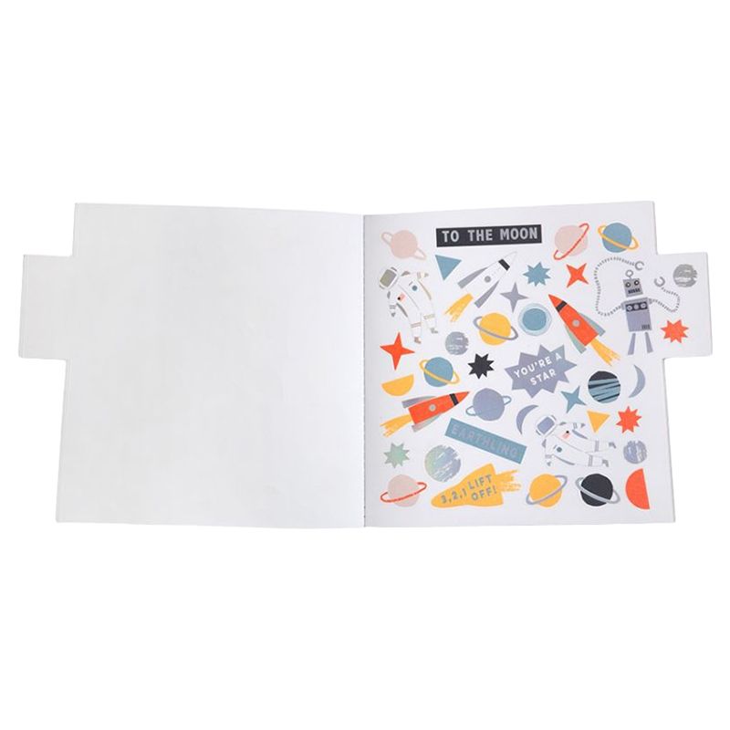 Meri Meri - Robot Stickers & Sketch Book