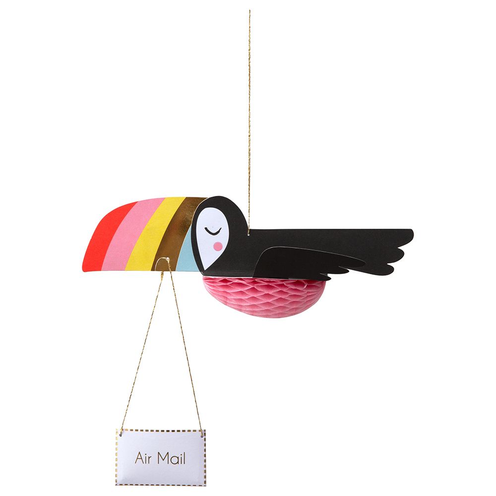 Meri Meri - Flying Toucan Honeycomb Card