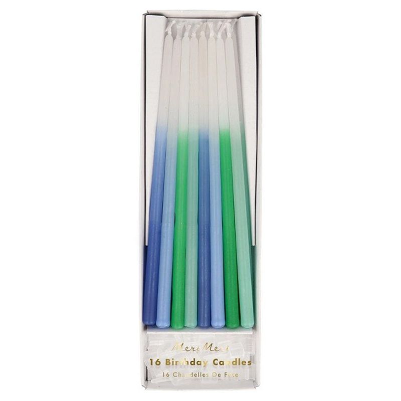 Meri Meri - Blue Dipped Tapered Candles