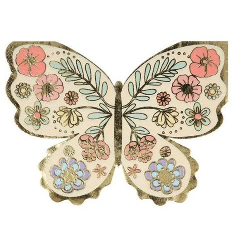 Meri Meri - Floral Butterfly Napkins