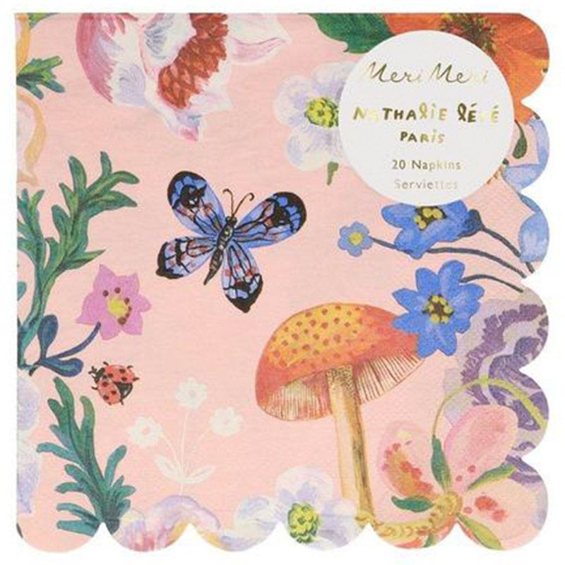 Meri Meri - Nathalie Late Flora Large Napkins