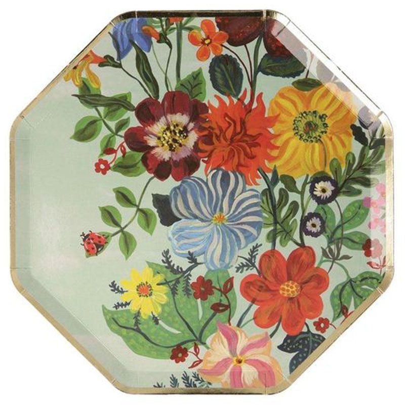 Meri Meri - Nathalie Late Flora Side Plates