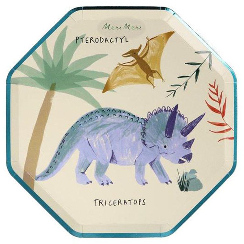 Meri Meri - Dinosaur Kingdom Side Plates