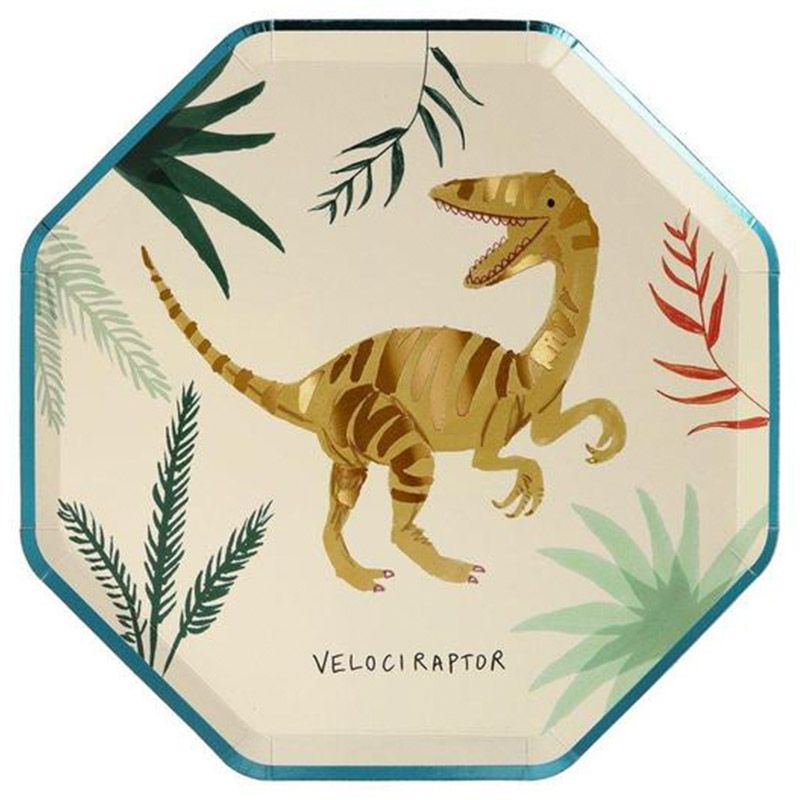 Meri Meri - Dinosaur Kingdom Side Plates