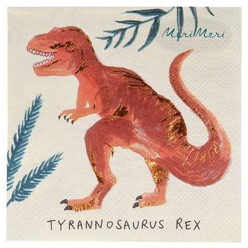 Meri Meri - Dinosaur Kingdom Small Napkins