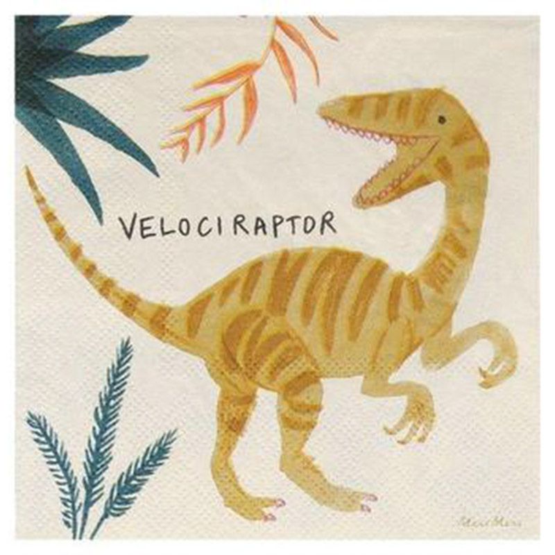 Meri Meri - Dinosaur Kingdom Small Napkins