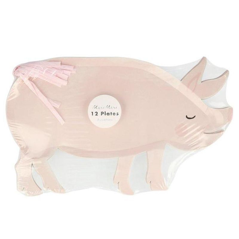 Meri Meri - On The Farm Pig Plates