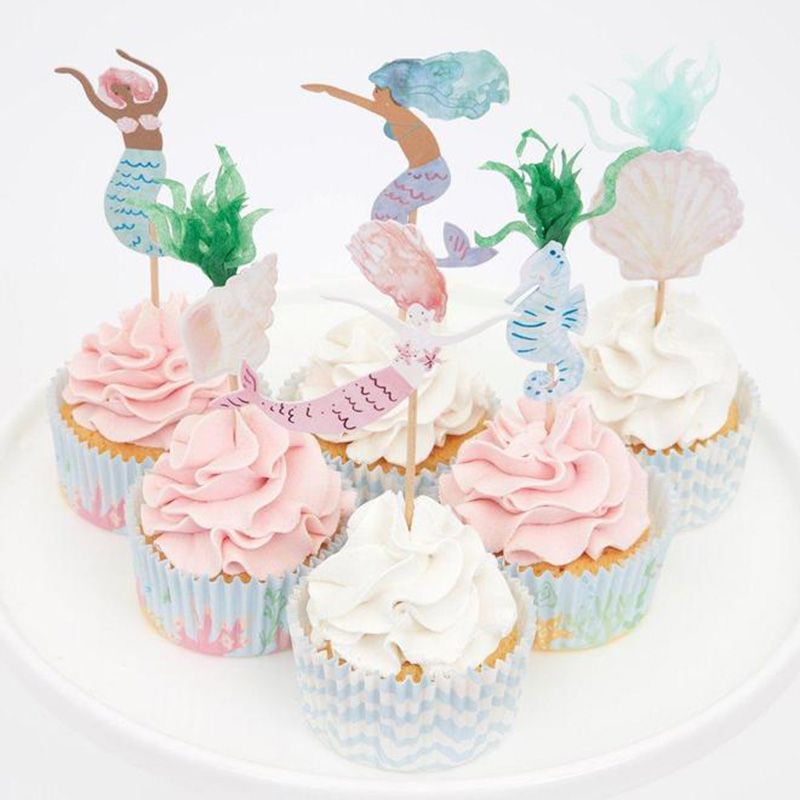 Meri Meri - Mermaid Cupcake Kit Pack of 24