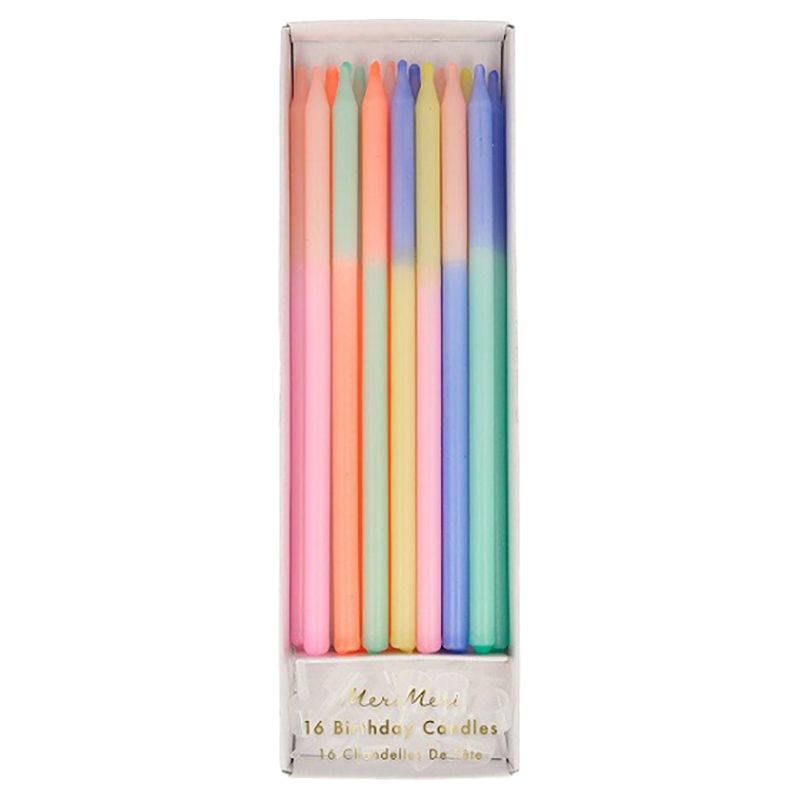 Meri Meri - Multi Colour Block Candles 