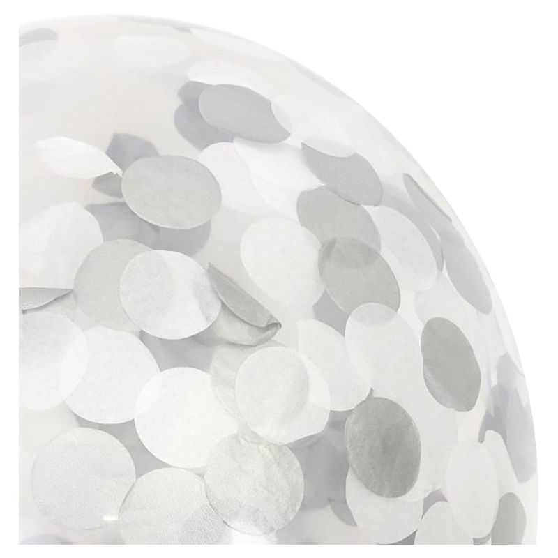 Meri Meri - Beautiful Balloons Pack of 12 - Silver