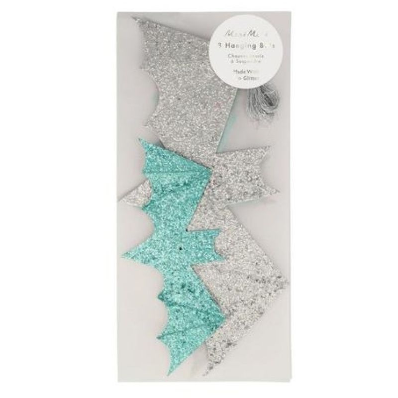 Meri Meri - Pastel Hanging Bats Pack of 8