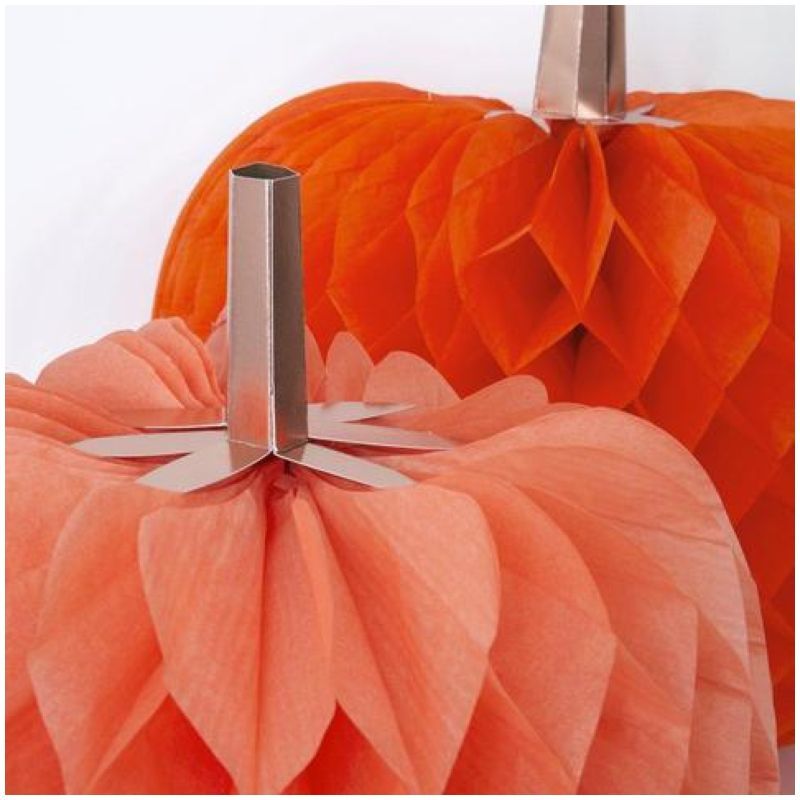 Meri Meri - Giant Honeycomb Pumpkins 2pc