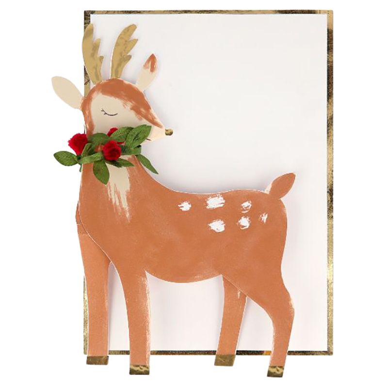 Meri Meri - Festive Reindeer Stand Up Card