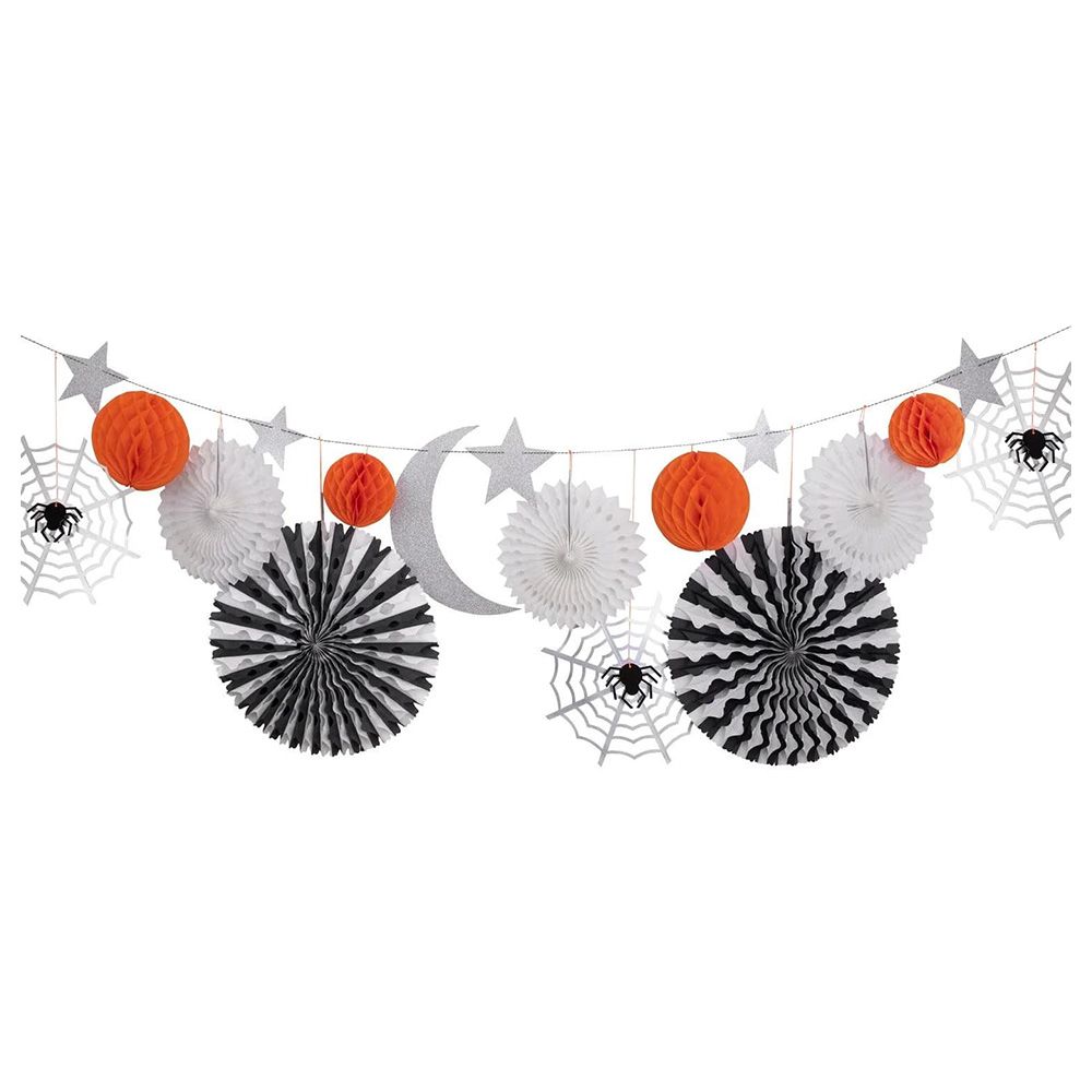 Meri Meri - Halloween Honeycomb Shapes Garland