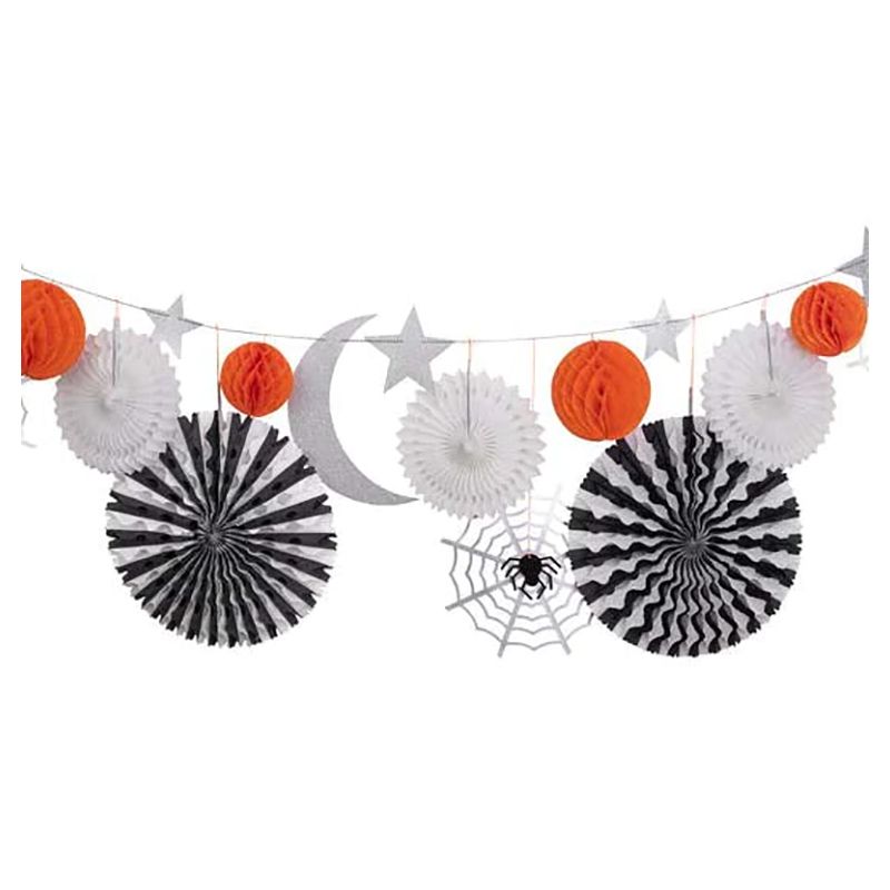 Meri Meri - Halloween Honeycomb Shapes Garland