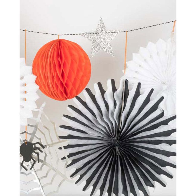 Meri Meri - Halloween Honeycomb Shapes Garland