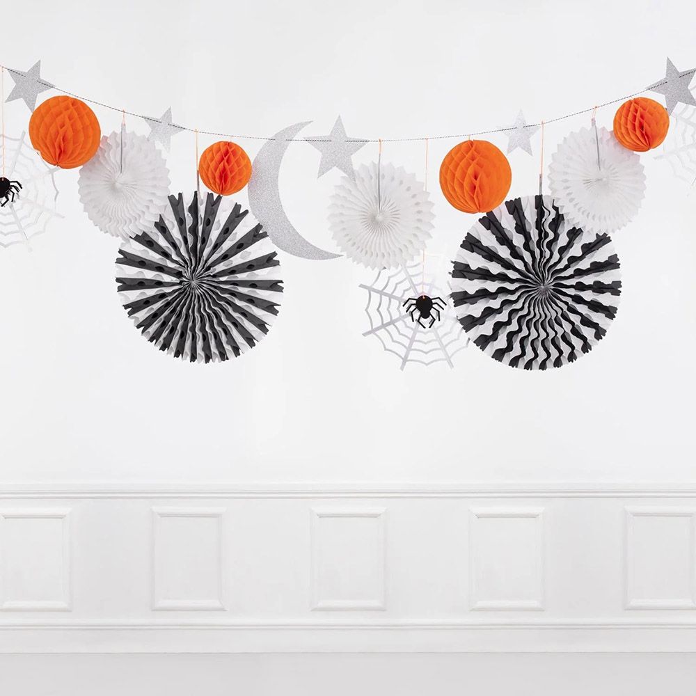 Meri Meri - Halloween Honeycomb Shapes Garland