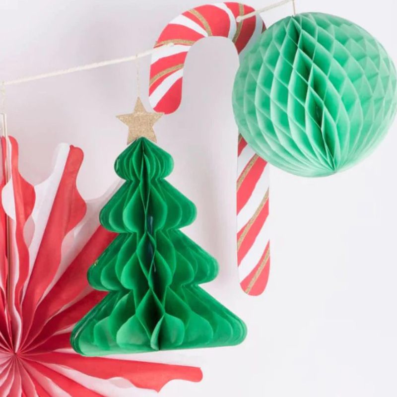 Meri Meri - Christmas Honeycomb Garland