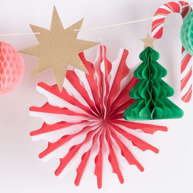 Meri Meri - Christmas Honeycomb Garland