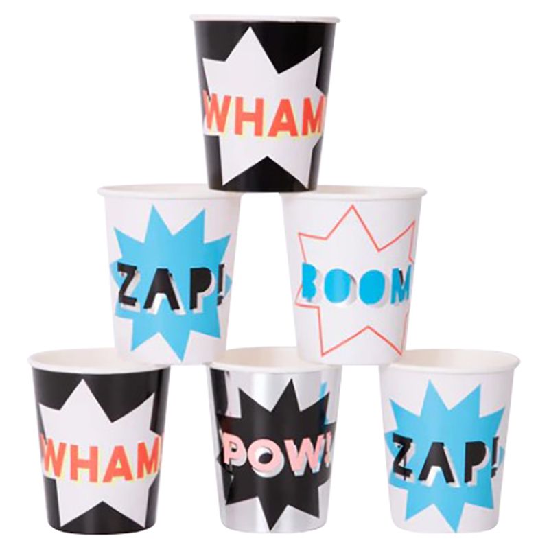 Meri Meri - Superhero Cups - 8Pcs