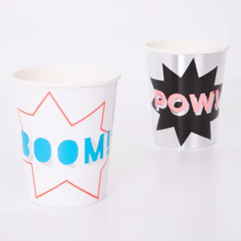 Meri Meri - Superhero Cups - 8Pcs