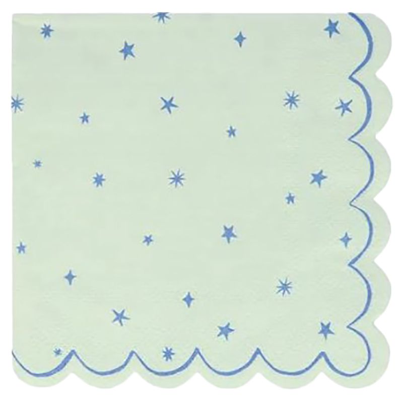 Meri Meri - Star Pattern Napkins - Small - 16Pcs