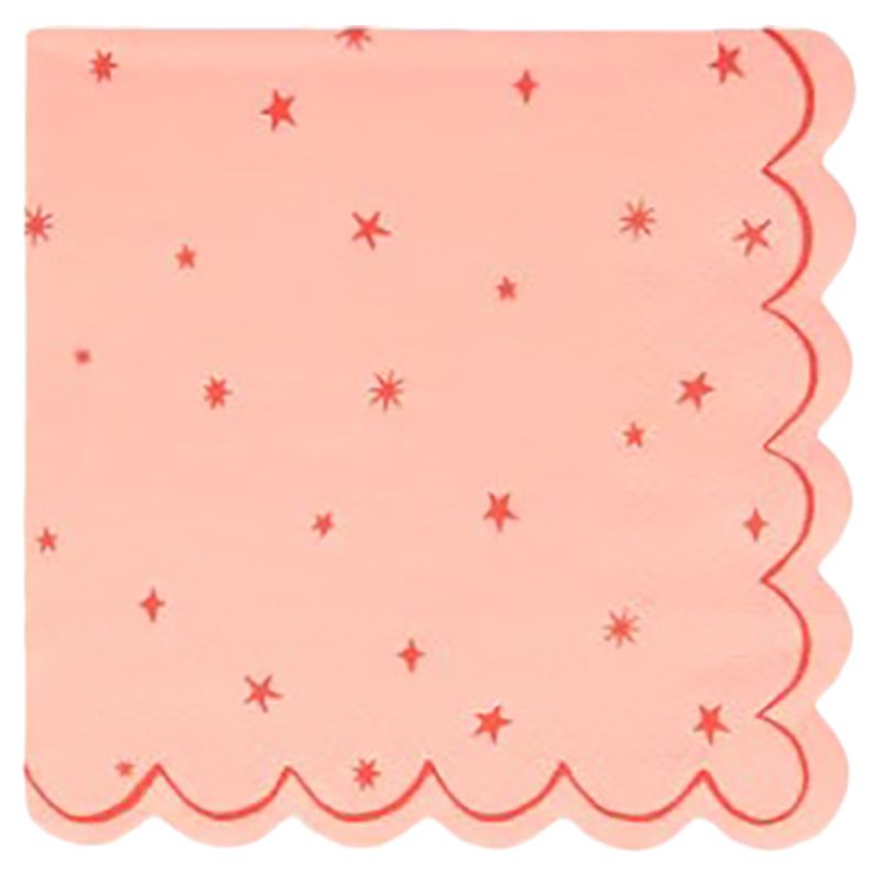 Meri Meri - Star Pattern Napkins - Small - 16Pcs