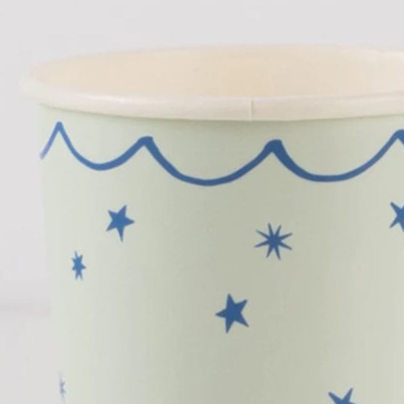 Meri Meri - Star Pattern Cups - 8Pcs