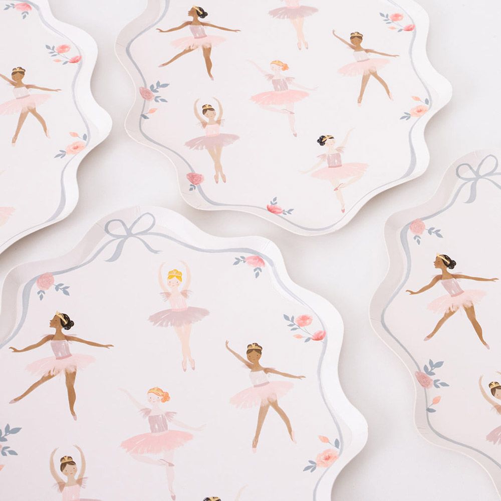 Meri Meri - Ballerina Plates - 8Pcs