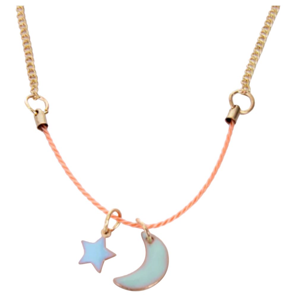 Meri Meri - Enamel Moon & Sun Necklace