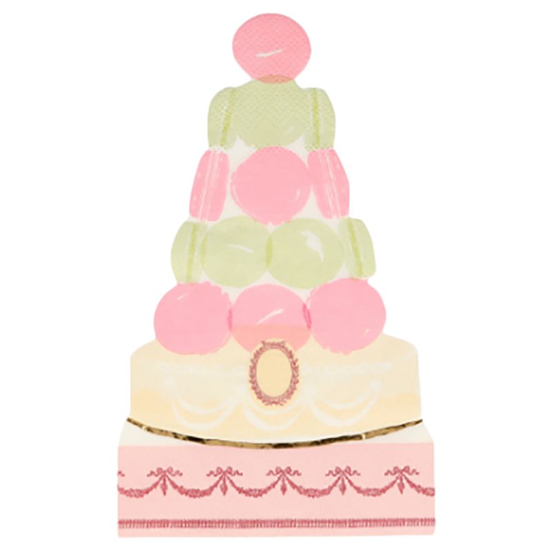 Meri Meri - Laduree Paris Macaron Pyramid Napkins - 16pcs