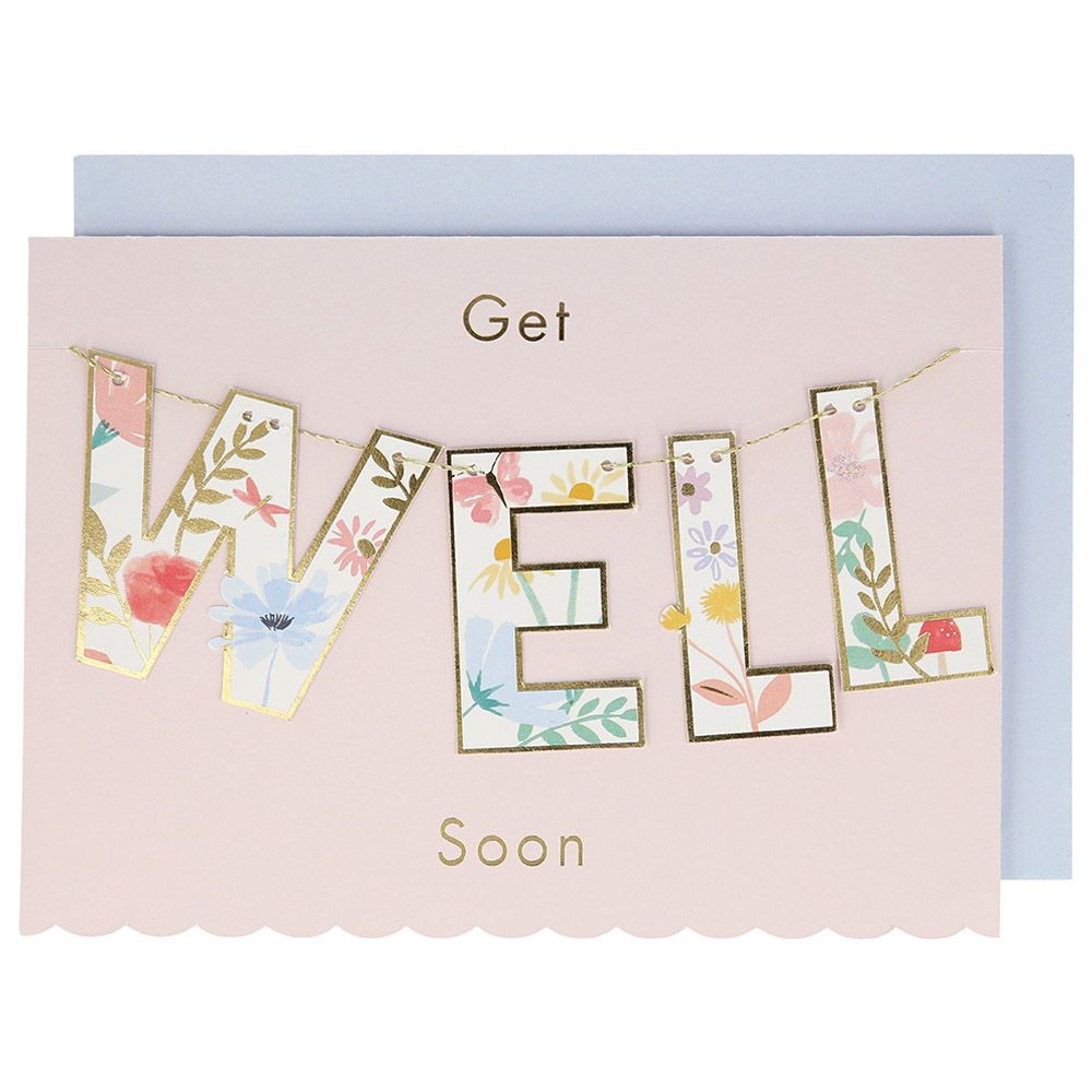 Meri Meri - Get Well Soon Garland Card