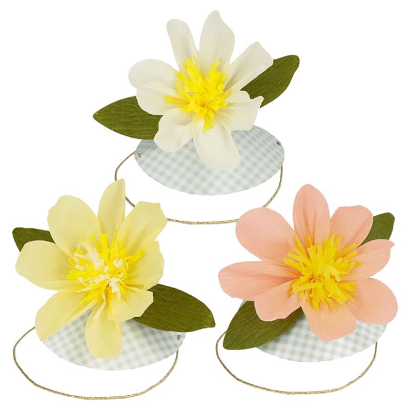 Meri Meri - Paper Flower Hats - 6pcs