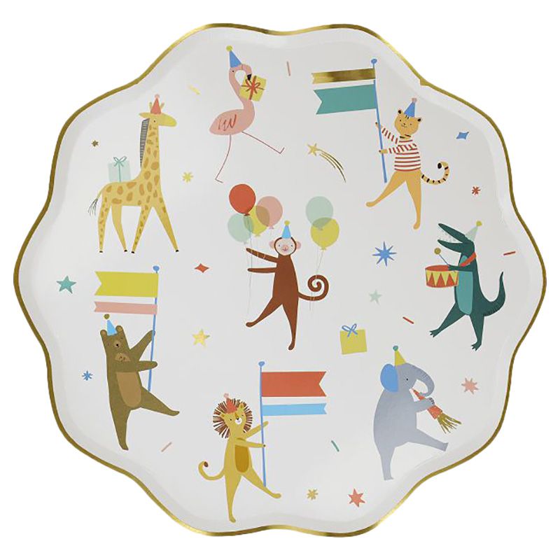 Meri Meri - Animal Parade Dinner Plates - 8pcs