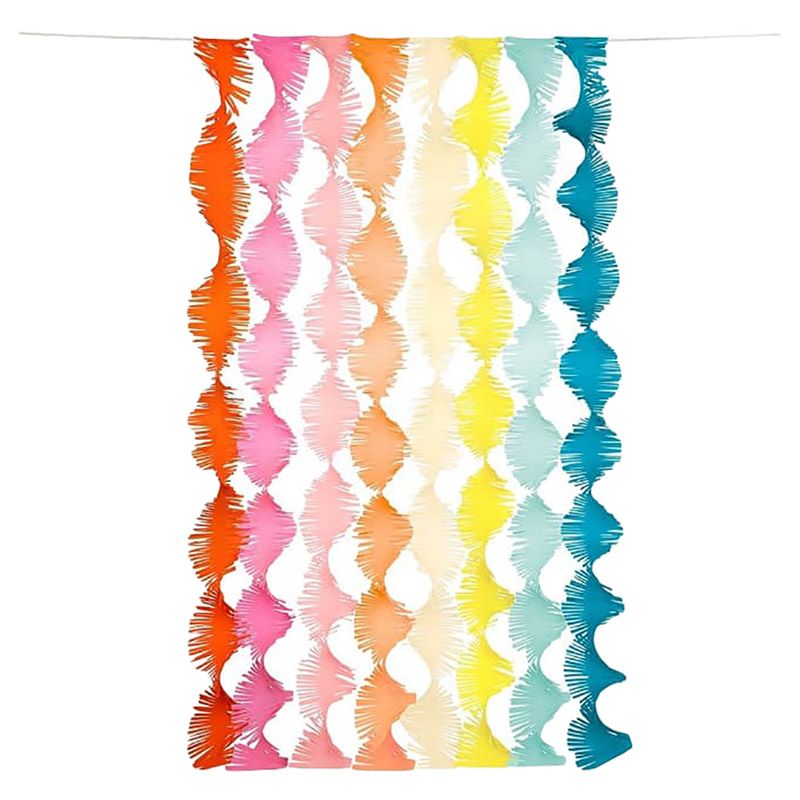 Meri Meri - Rainbow Twisty Fringe Garland - 3m