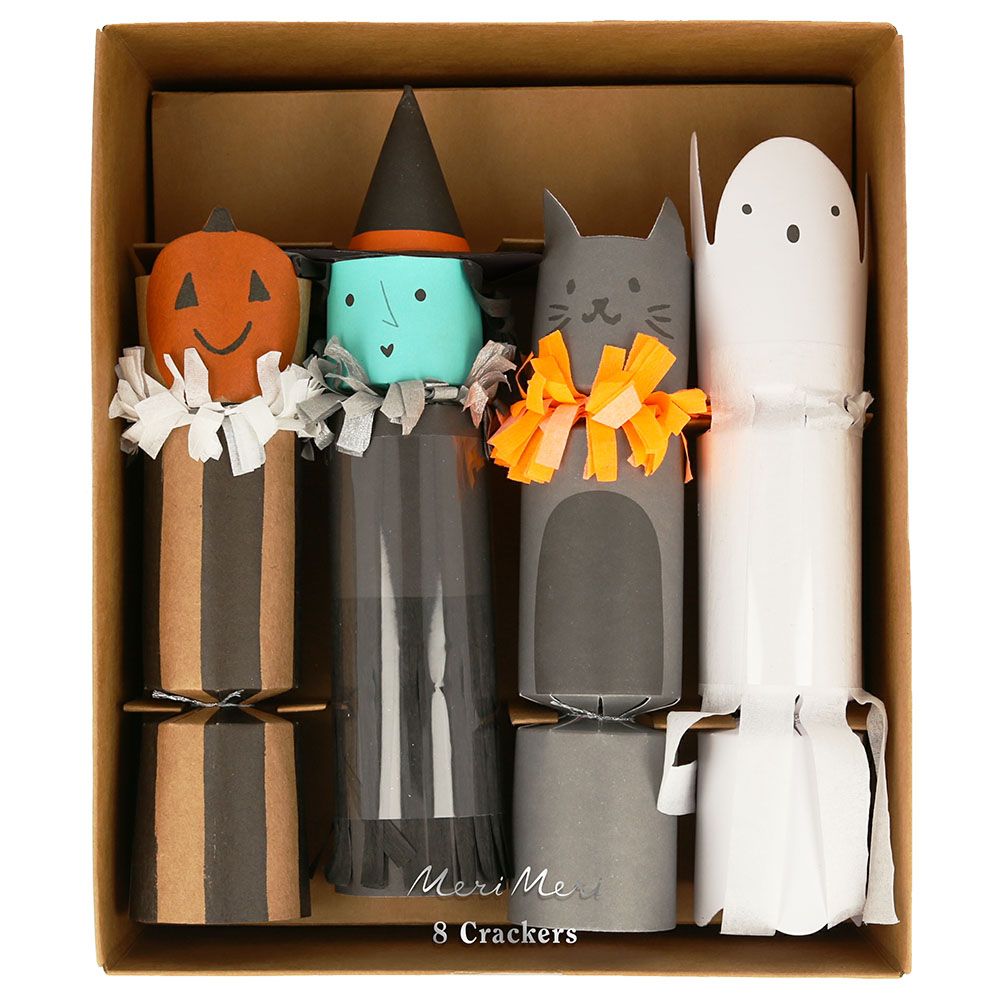 Meri Meri - Happy Halloween Character Crackers - 8pcs