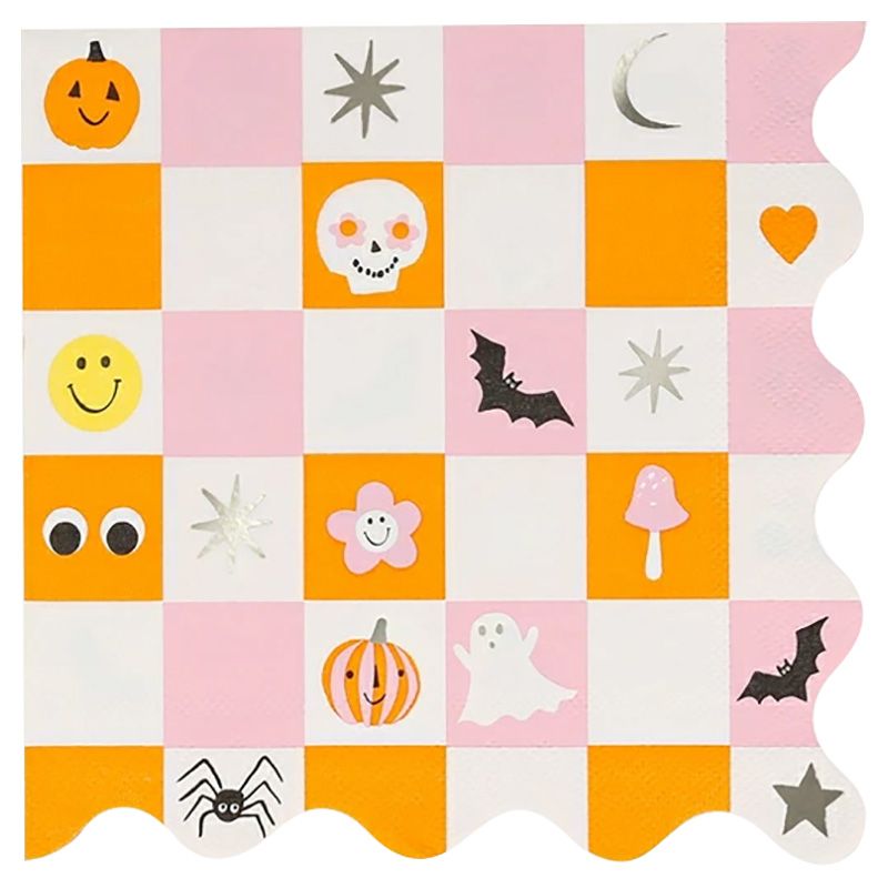 Meri Meri - Groovy Halloween Icon Napkins - 16pcs - Large