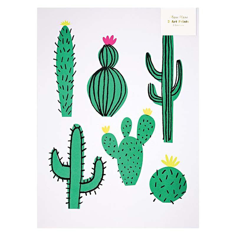 Meri Meri - Cactus Art Prints