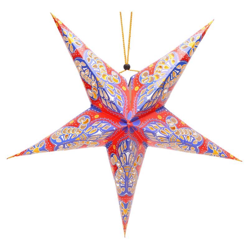 Eid Party - Paper Hanging Star Decorations - Multi