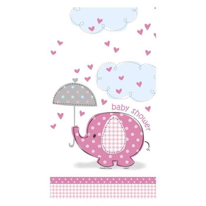 Unique - Umbrellaphants Table Cover - Pink