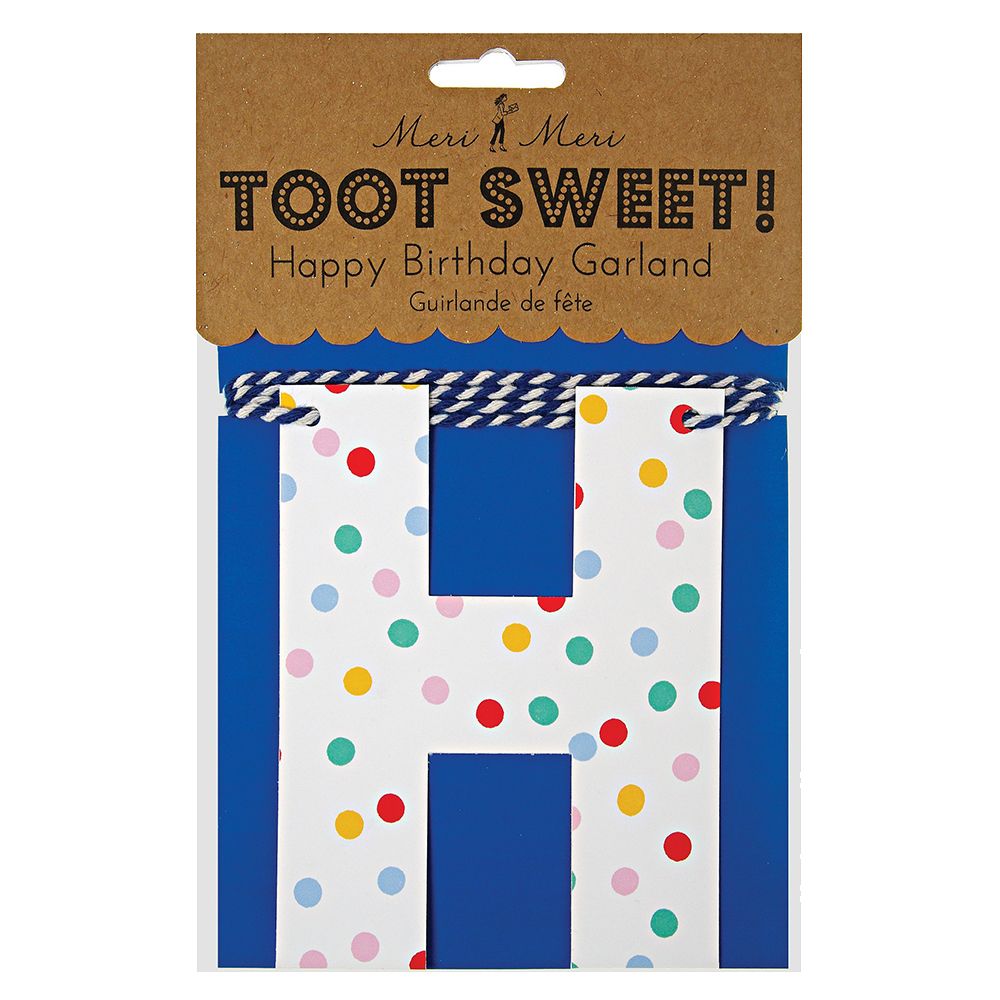 Meri Meri - Toot Sweet Spotty Garland 10ft