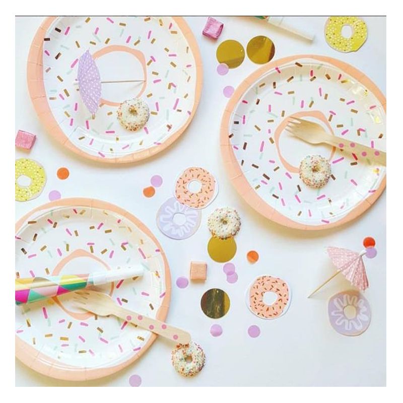 Meri Meri - Doughnut Plates Pack Of 8